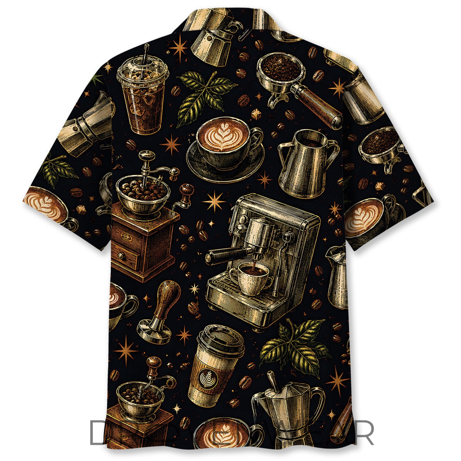 Vintage Barista Hawaiian Shirt Gift for Coffee Lovers Vintage Barista Hawaiian Shirt Gift for Coffee Lovers