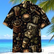 Vintage Barista Hawaiian Shirt Gift for Coffee Lovers - Image 4