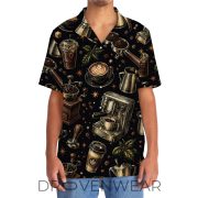 Vintage Barista Hawaiian Shirt Gift for Coffee Lovers - Image 5