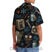 Vintage HVAC Technician Hawaiian Shirt Gift for HVAC Workers - Image 6