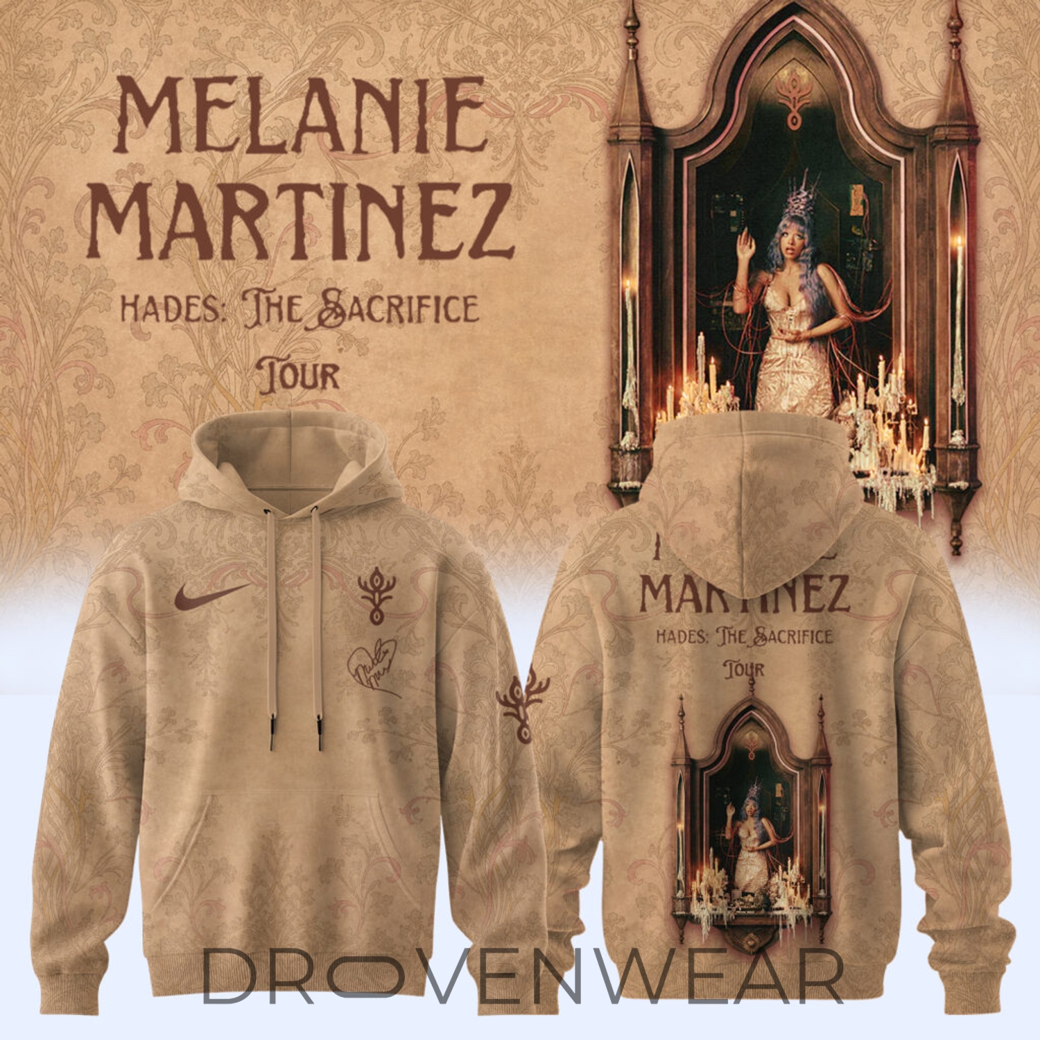 Vintage Melanie Martinez Hades The Sacrifice Tour 2026 Signature Hoodie Vintage Melanie Martinez Hades The Sacrifice Tour 2026 Signature Hoodie
