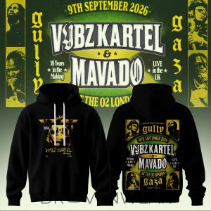 Vybz Kartel X Mavado Gaza Vs Gully Collection Hoodie by Drovenwear.com