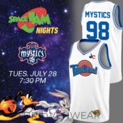 Washington Mystics X Tune Squad Space Jam Night 2026 Basketball Jersey