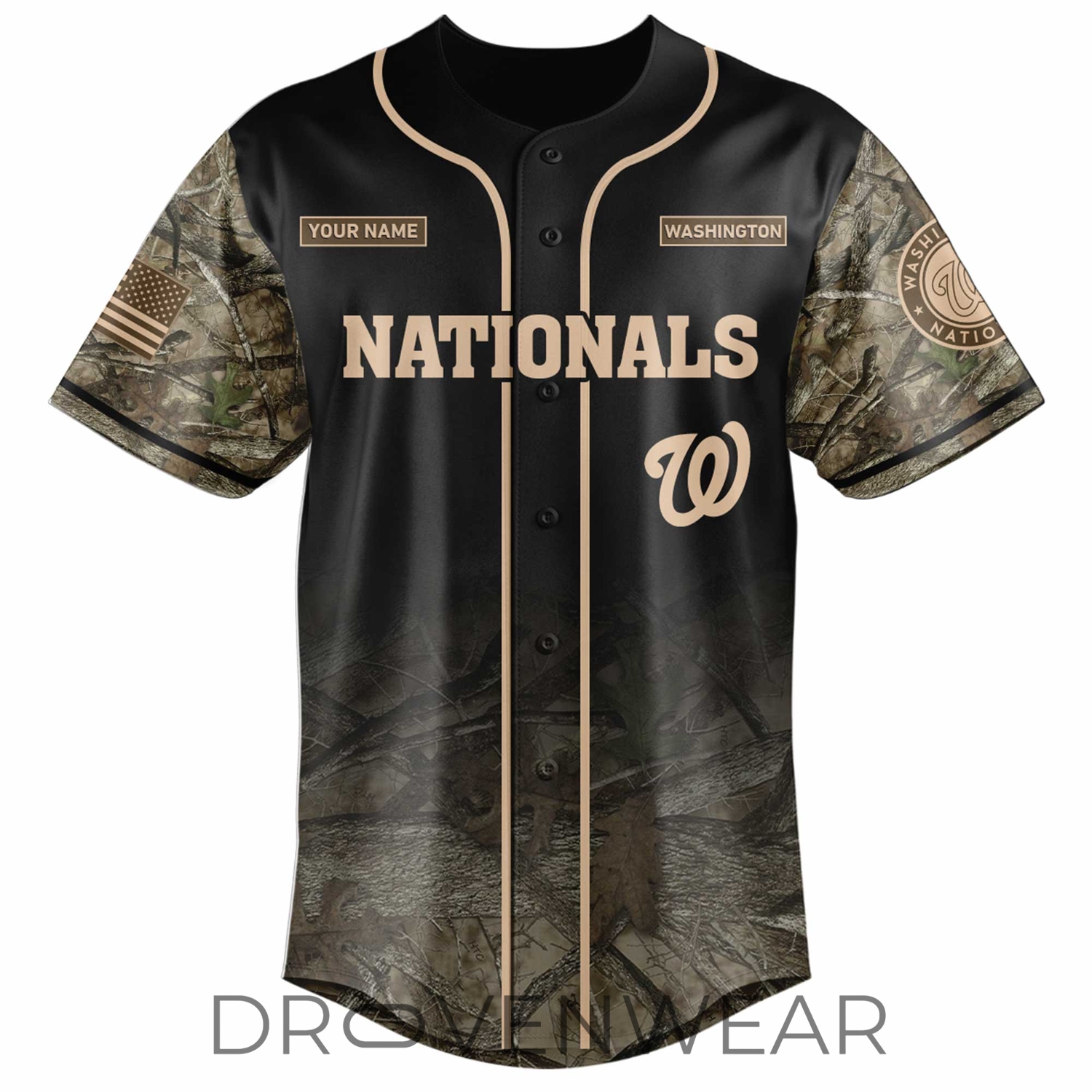 Washington Nationals x Deer Hunting Limited Edition Jersey Washington Nationals x Deer Hunting Limited Edition Jersey