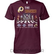 Washington Redskins Thank You For The Memories Abbey Road The Beatles T-shirt
