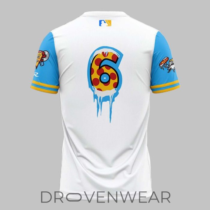 Wisconsin Timber Rattlers x Frozen Pizzas 2026 Limited Edition Jersey Shirt - Image 3