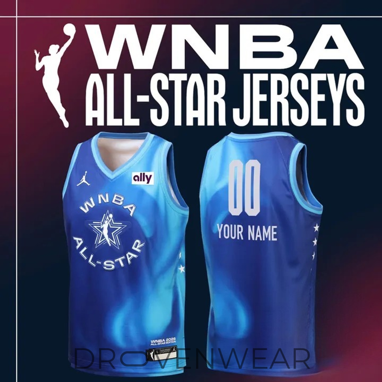 Wnba All-star 2026 Limited Edition Blue Basketball Jersey Wnba All-star 2026 Limited Edition Blue Basketball Jersey