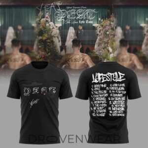 Yeat The Love Lyfe Tour 2026 Tshirt by Drovenwear.com