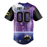 Rocket City Trash Pandas x Batman Superhero Night 2026 Special Baseball Jersey - Image 3