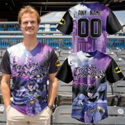 Rocket City Trash Pandas x Batman Superhero Night 2026 Special Baseball Jersey