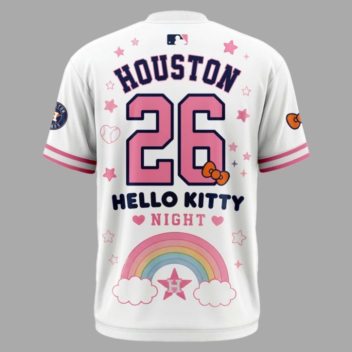 Houston Astros x Hello Kitty Night 2026 Limited Edition Shirt - Image 3