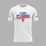 Philadelphia Phillies "I Love My Country Philadelphia" Special Shirt - Image 2