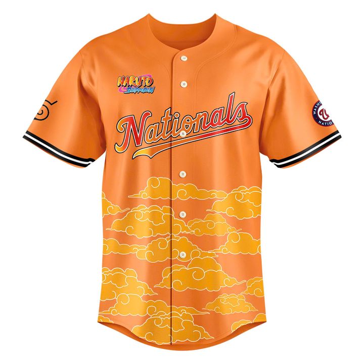 Washington Nationals x Naruto Shippuden Night 2026 Special Baseball Jersey Washington Nationals x Naruto Shippuden Night 2026 Special Baseball Jersey